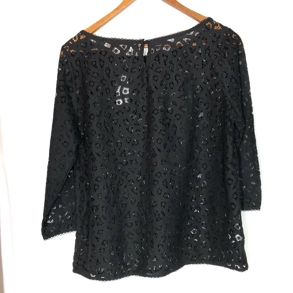 Loft Lace Cutout Blouse - Picture 2 of 11